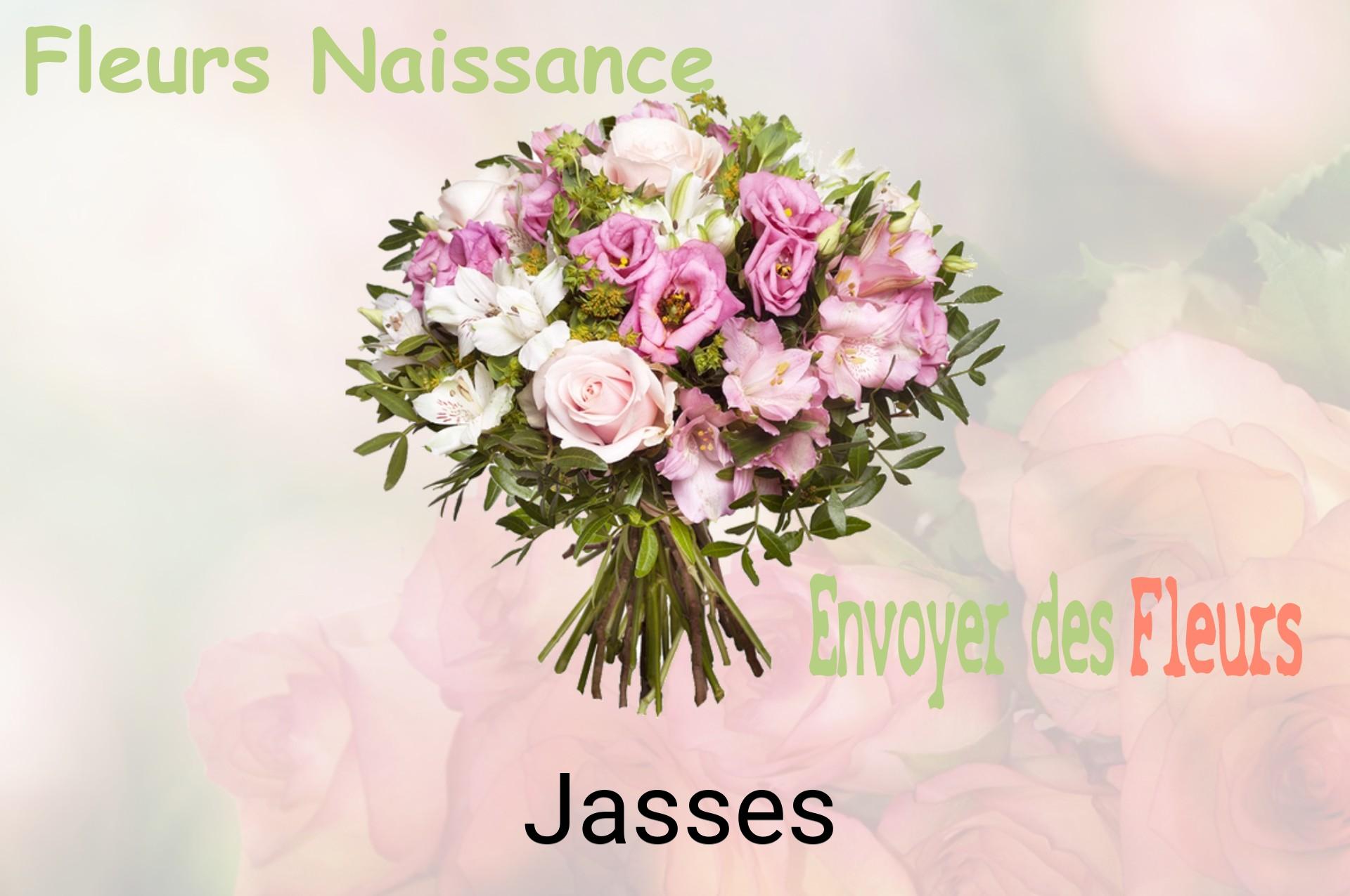Bouquet de fleurs de naissance livré à Jasses